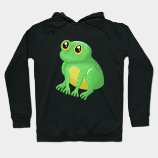 Cute Green Frog Hoodie